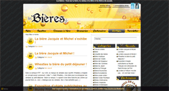 Desktop Screenshot of les-bieres.fr