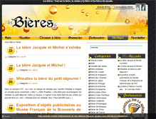 Tablet Screenshot of les-bieres.fr